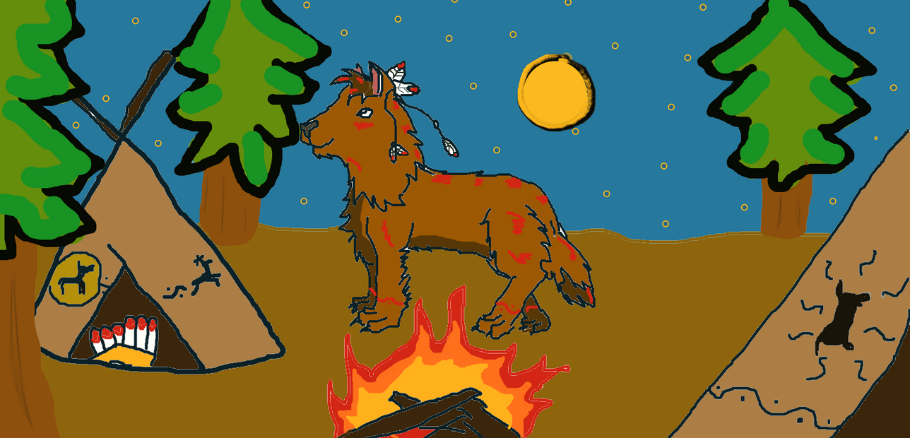 Native wolf by wolfgoaliez on DeviantArt