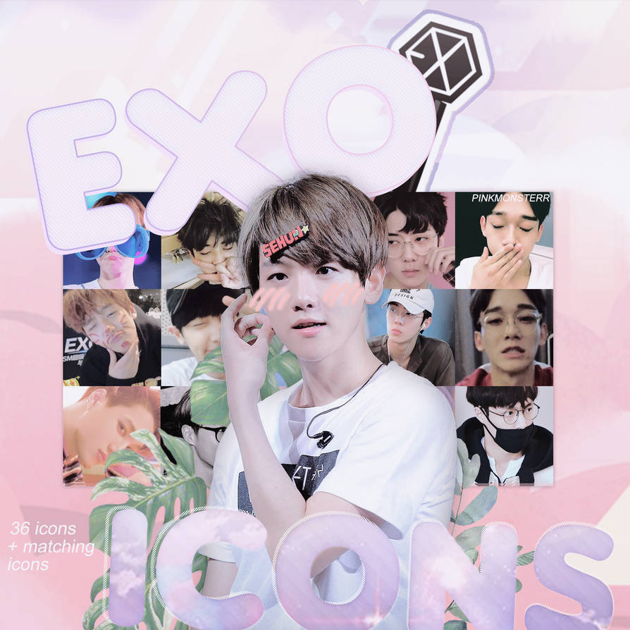 +EXO ICONS by PinkMonsterr on DeviantArt