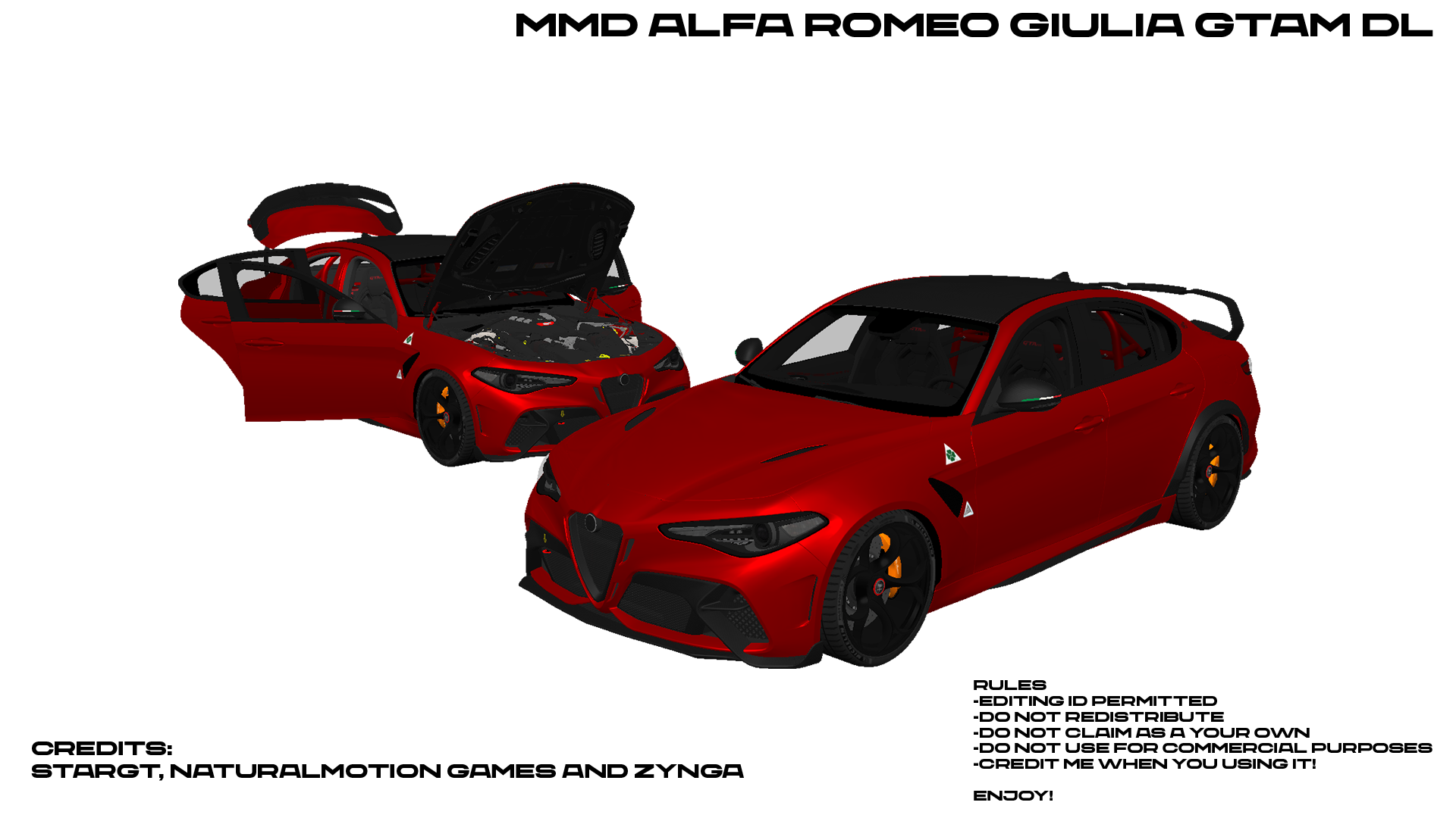MMD Alfa Romeo Giulia GTAM DL by MaeveSterling on DeviantArt