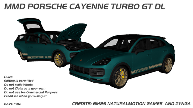 MMD Porsche Cayenne Turbo GT DL