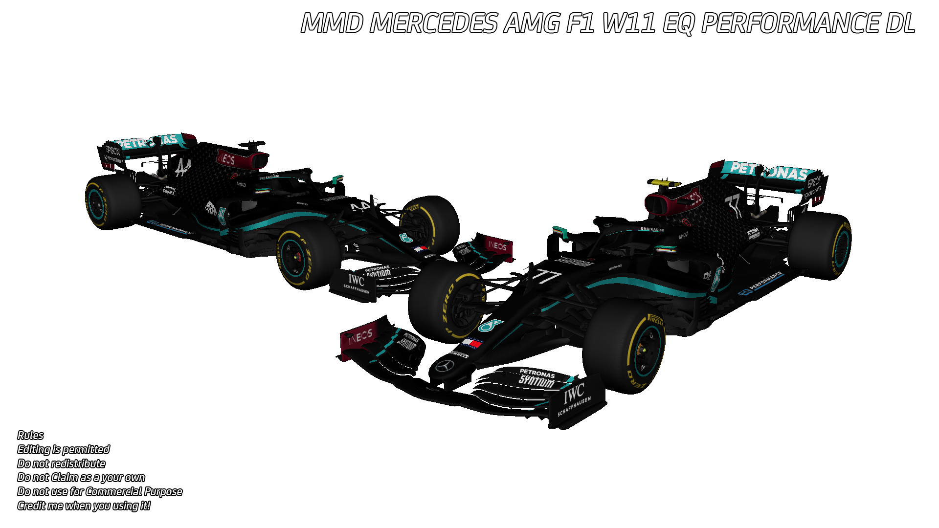 MMD Mercedes AMG F1 W11 EQ Performance DL by MaeveSterling on DeviantArt