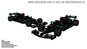 MMD Mercedes AMG F1 W11 EQ Performance DL