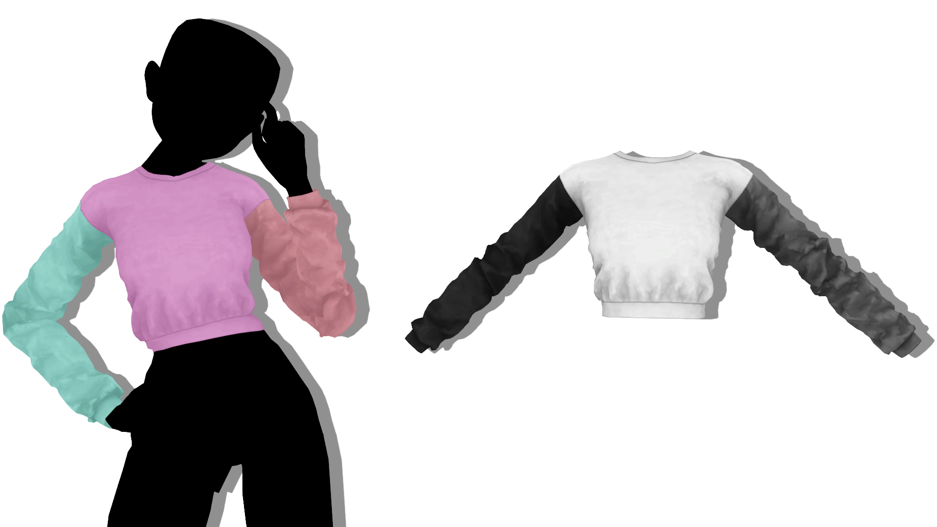 MMD - Sims 4 NICOLA sweater by fake-n-true on DeviantArt