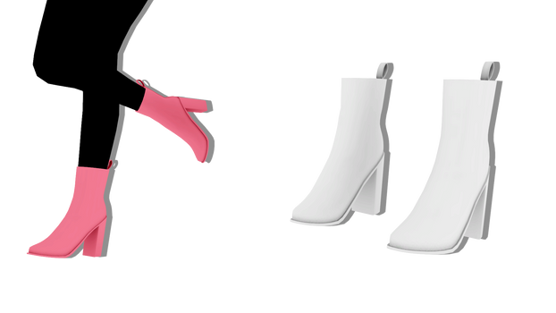 MMD - Sims 4 DAHLIA boots