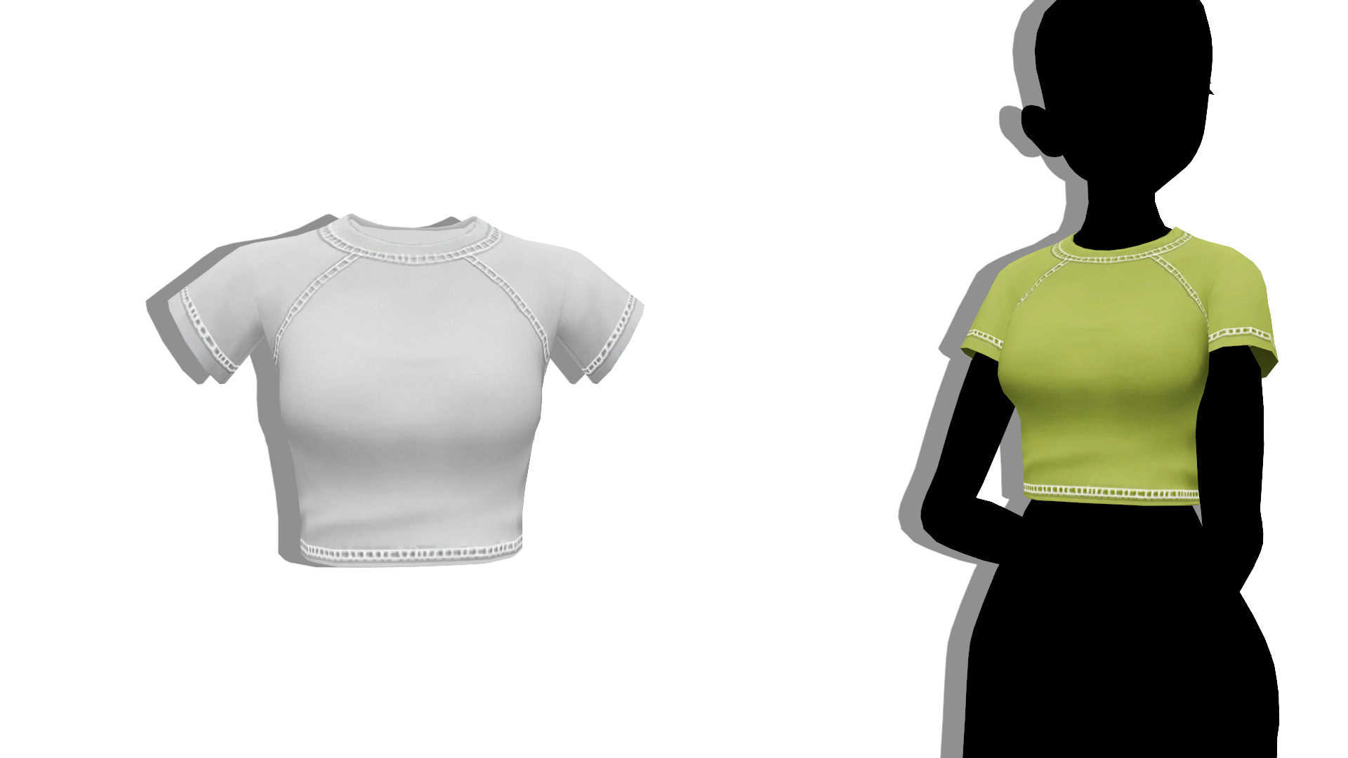 MMD - Sims 4 AxA - Avril Top Solids by fake-n-true on DeviantArt