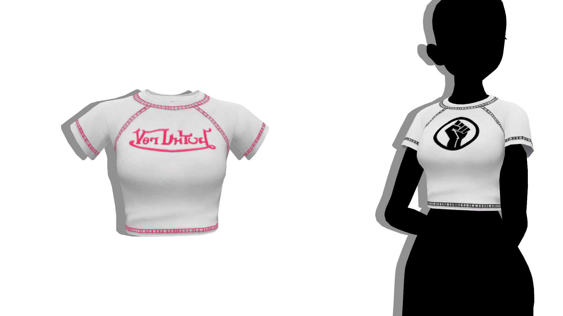 MMD - Sims 4 AxA - Avril Top Graphics by fake-n-true on DeviantArt