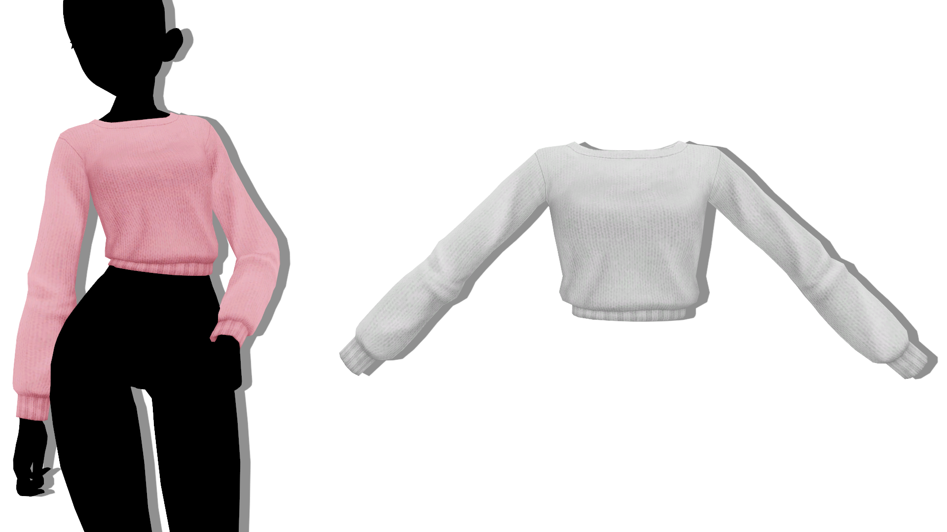 MMD - Sims 4 AxA - Lou Sweater V1 by fake-n-true on DeviantArt