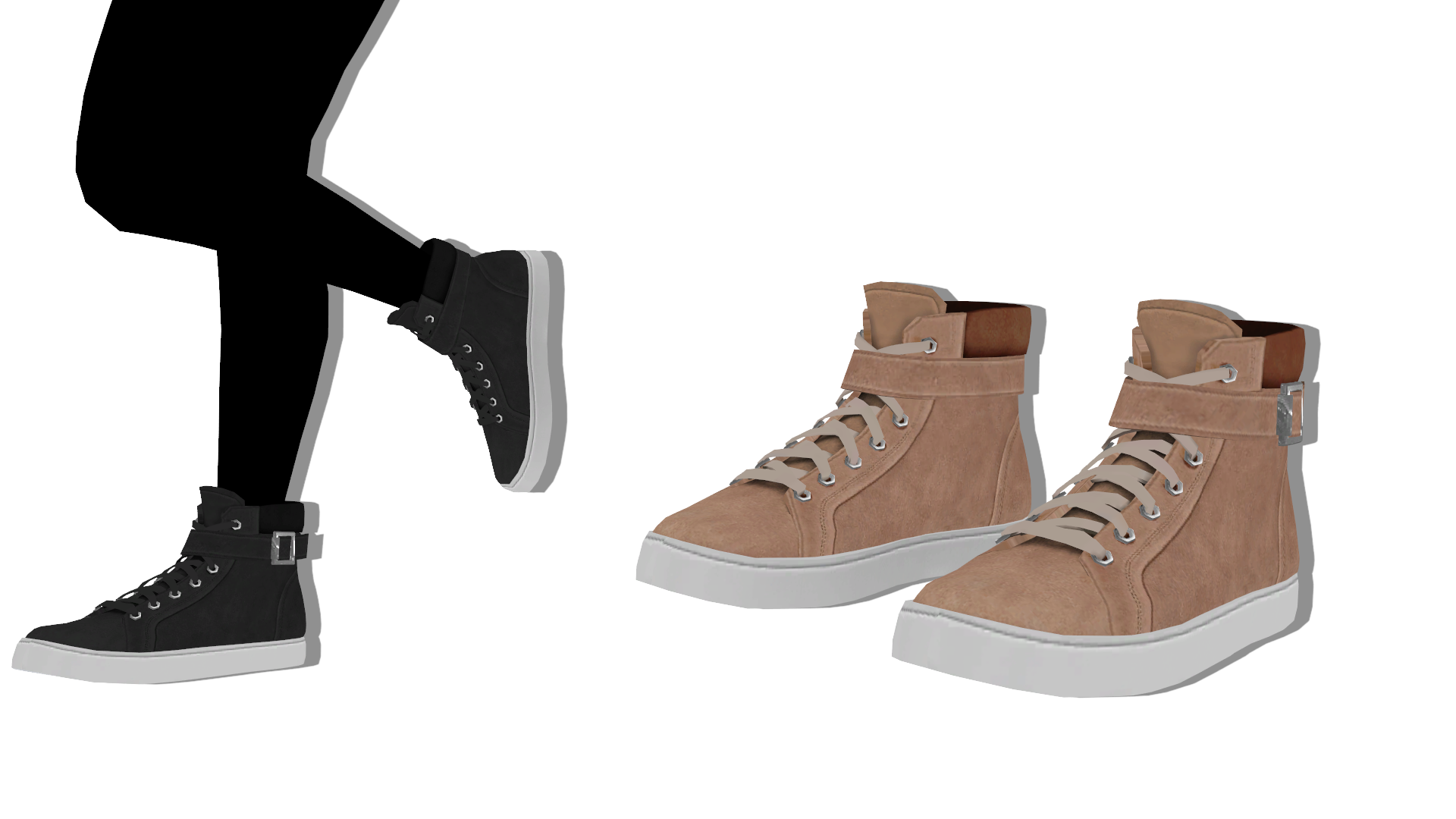 Inferior Logically Siblings MMD - Sims 4 High Top Sneakers by fake-n-true on DeviantArt