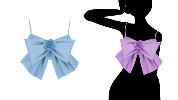 MMD - Sims 4 Bow Tie Top