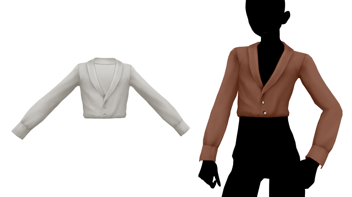 MMD - Sims 4 vincent blouse by fake-n-true on DeviantArt