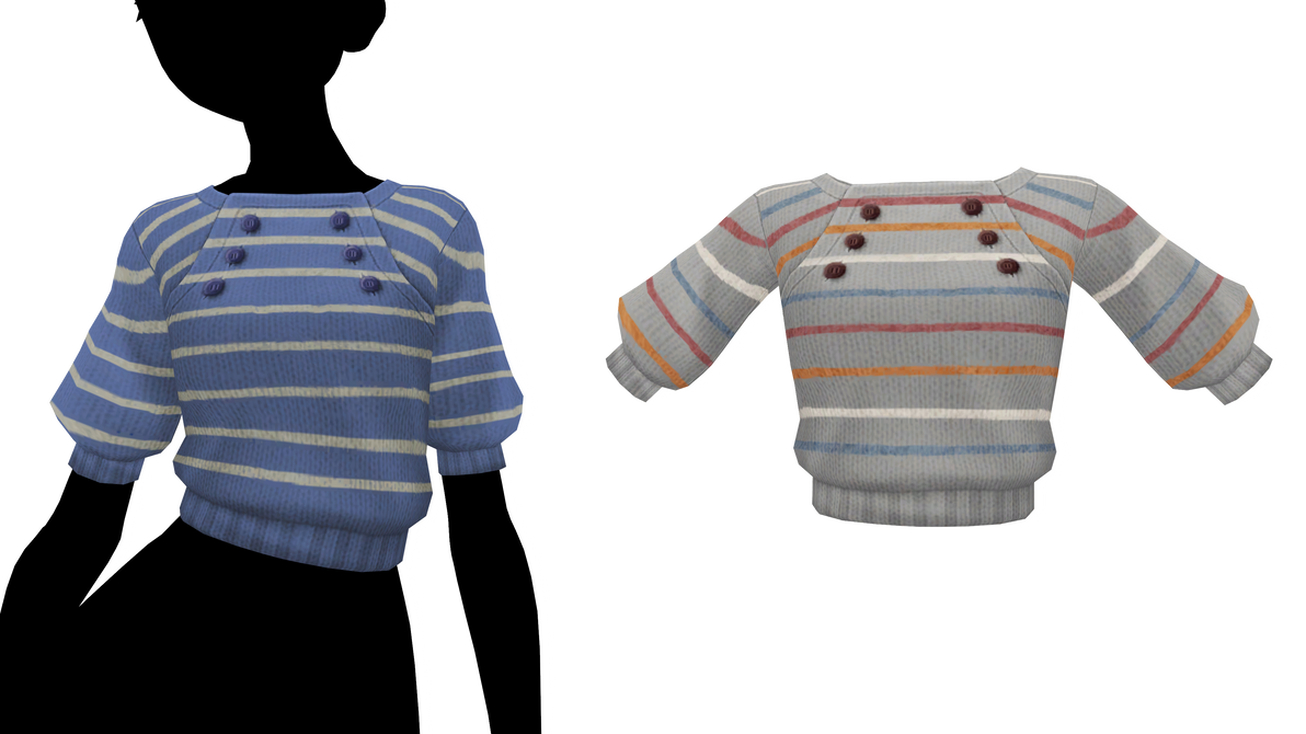 MMD - Sims 4 Breezy Cotton Top by fake-n-true on DeviantArt