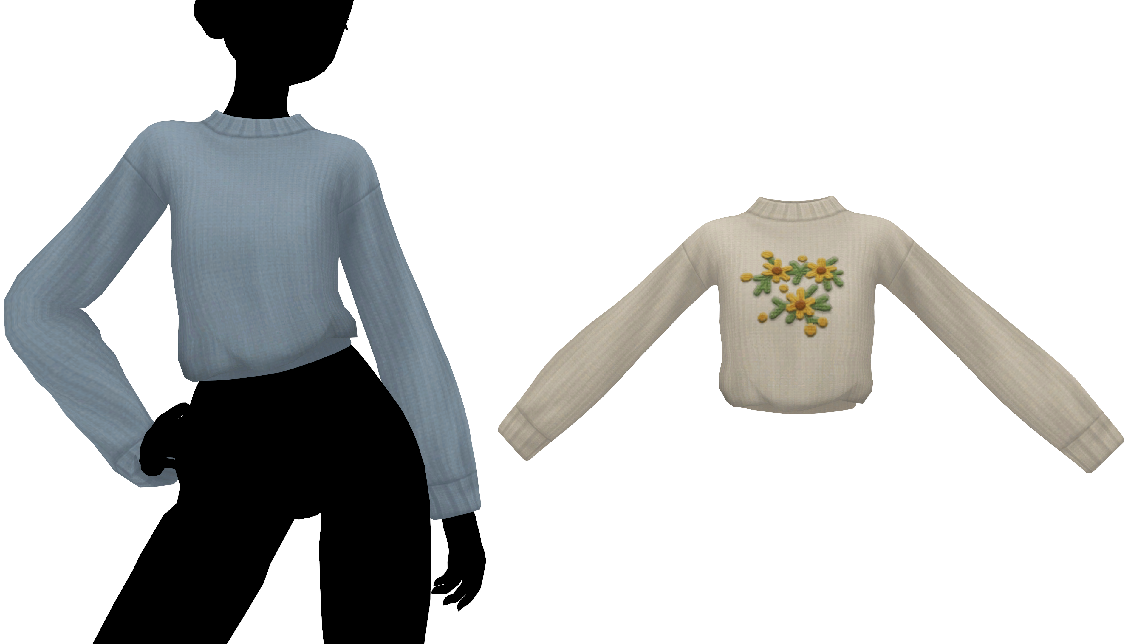 MMD - Sims 4 Faye Sweater by fake-n-true on DeviantArt