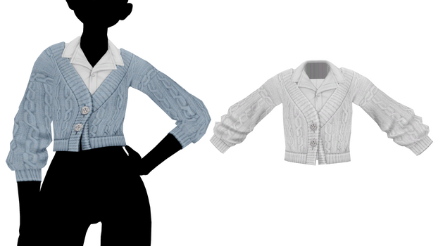 MMD - Sims 4 AxA Kappa - Serena Sweater V2