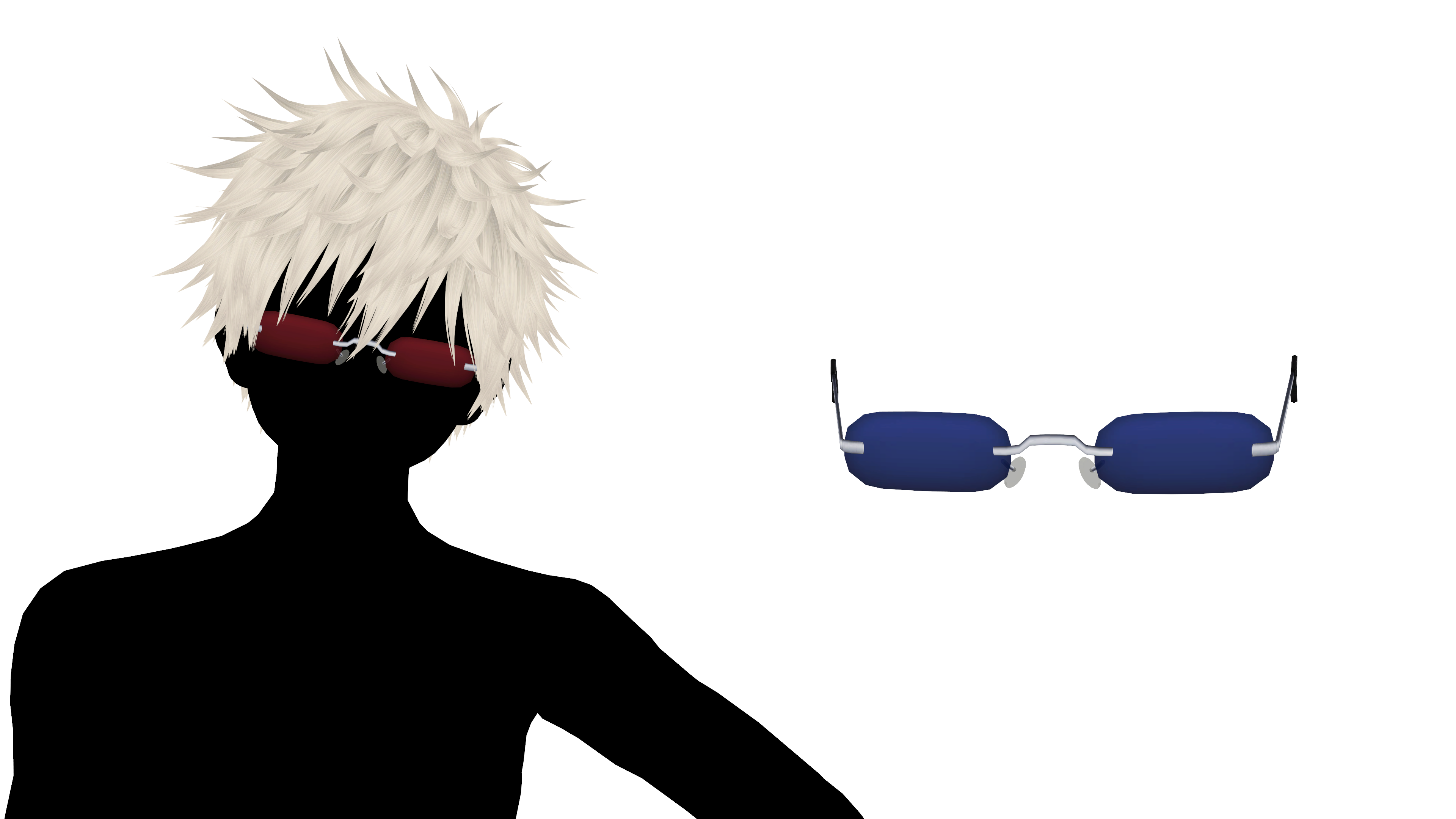MMD Sims 4 Satoru Gojo Glasses by fakentrue on DeviantArt