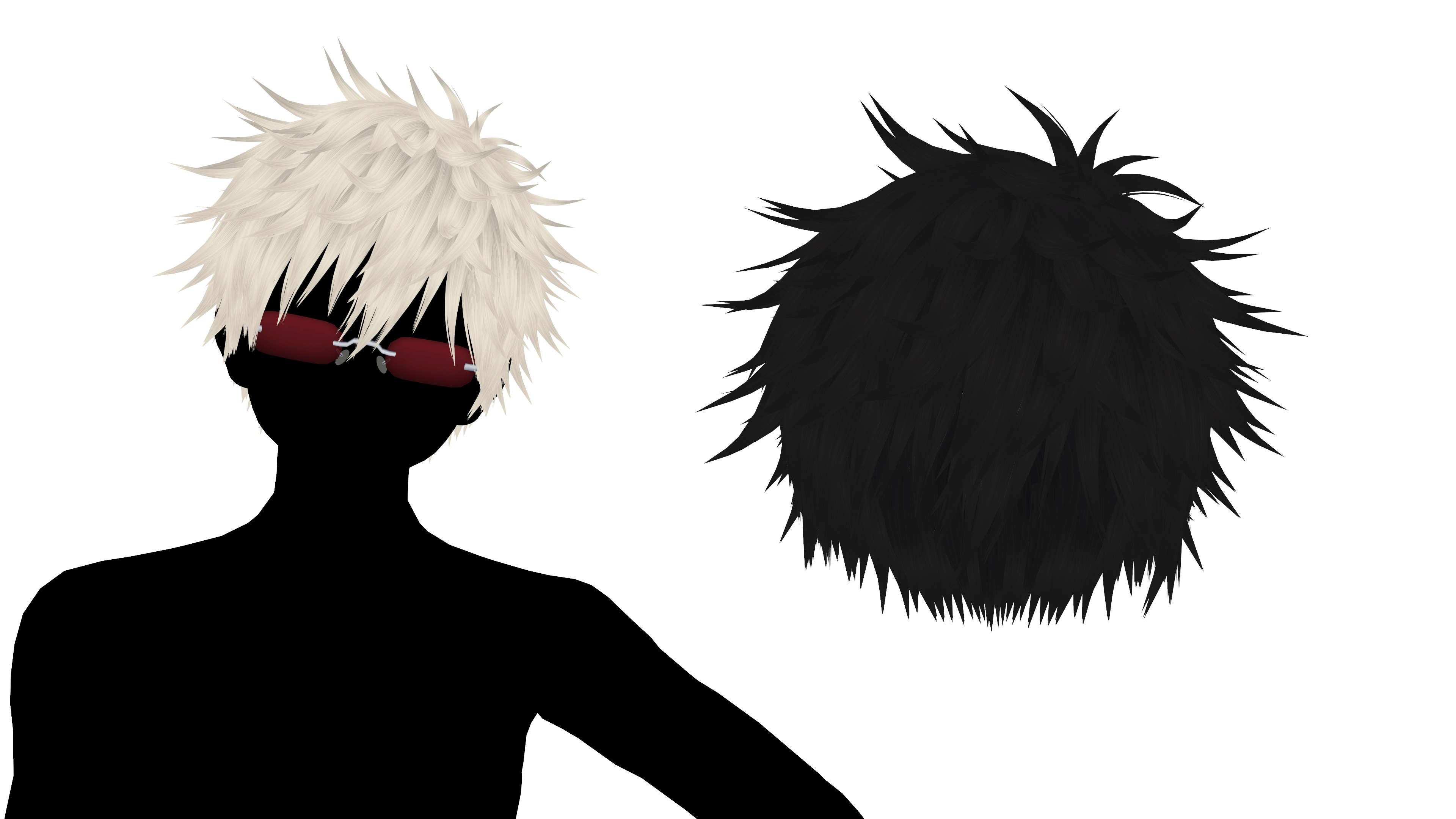 MMD - Sims 4 Satoru Gojo Hair by fake-n-true on DeviantArt