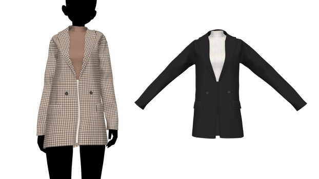 MMD - Sims 4 Blazer Outfit