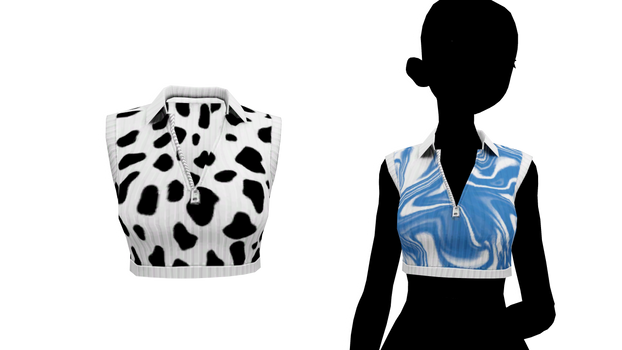 MMD - Sims 4 Aisling Top Patterns