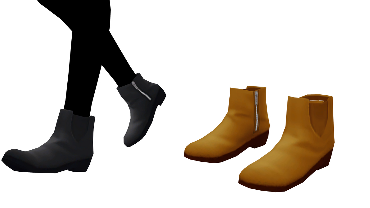 MMD - Sims Boots by fake-n-true on DeviantArt