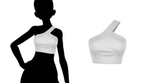 MMD - Sims 4 One Strap Tank Top