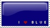 I love blue stamp by violetsteel