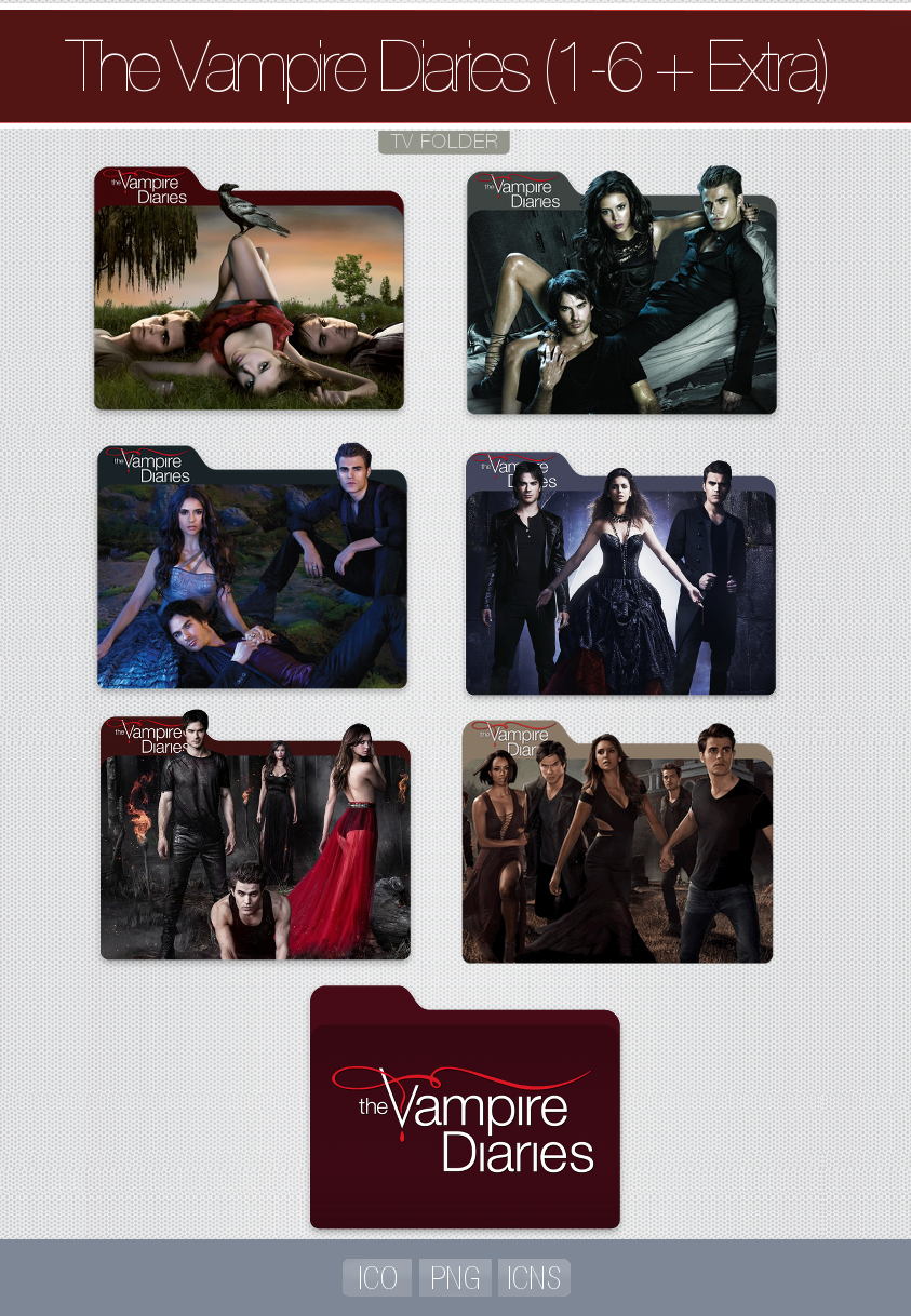The Vampire Diaries (Folder Icon Pack) by YosemiteDesign on DeviantArt