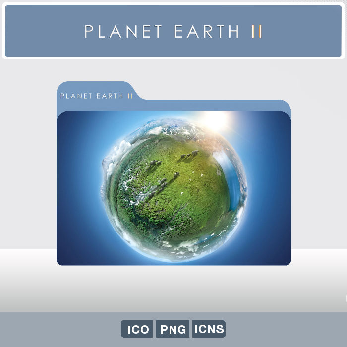 Planet Earth II (Folder Icon) by YosemiteDesign on DeviantArt