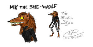 MK 'The She-Wolf' (Tim Burton Style)