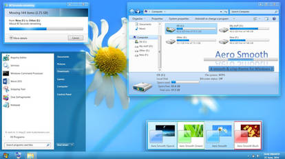 Aero Smooth - A smooth,crisp theme for Windows 7