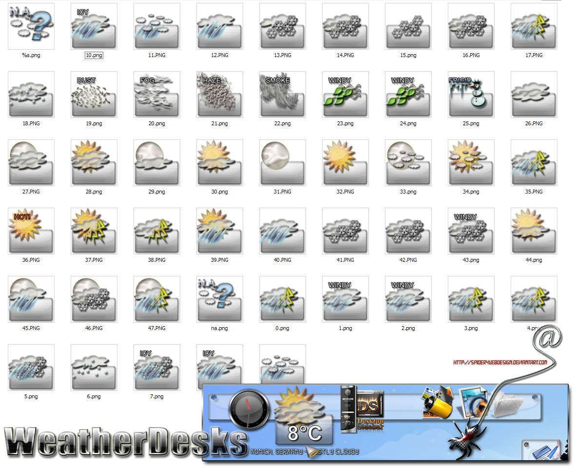 Weatherdesk icons