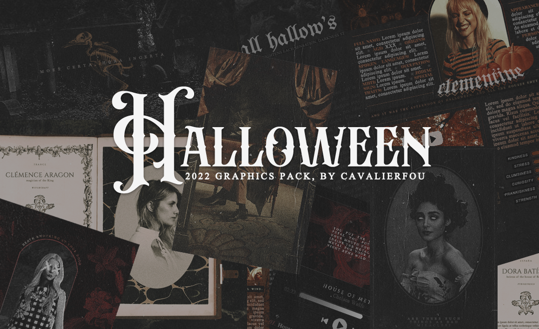 HALLOWEEN GRAPHICS PACK by cavalierfou on DeviantArt