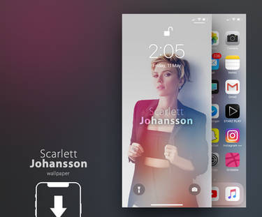 Scarlett Johansson Wallpaper for iPhone X