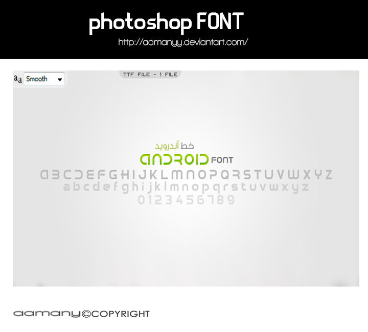 android font by aamanyy on DeviantArt