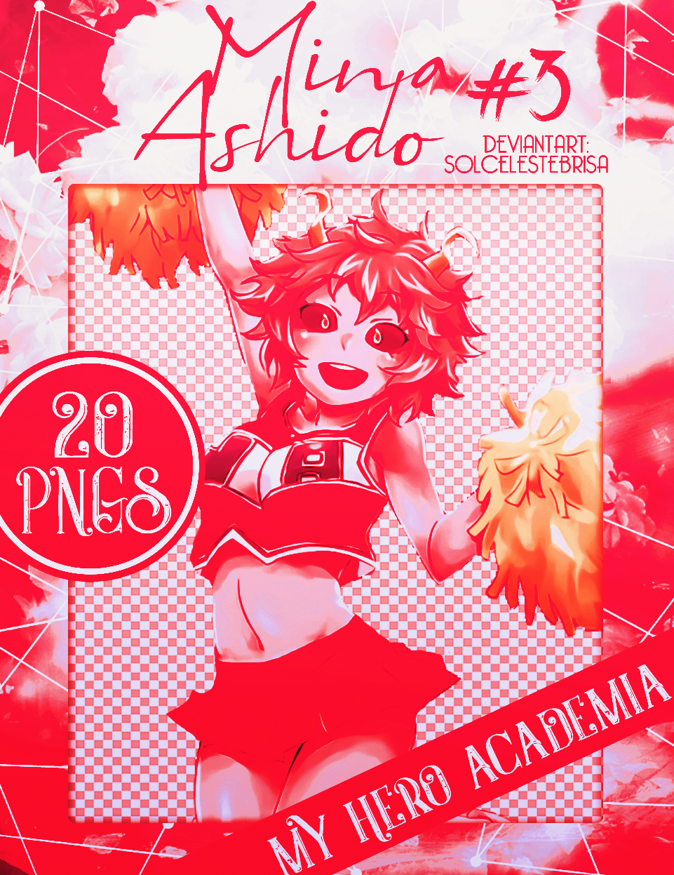 Ashido Mina (Pack de Renders) by SolCelesteBrisa on DeviantArt