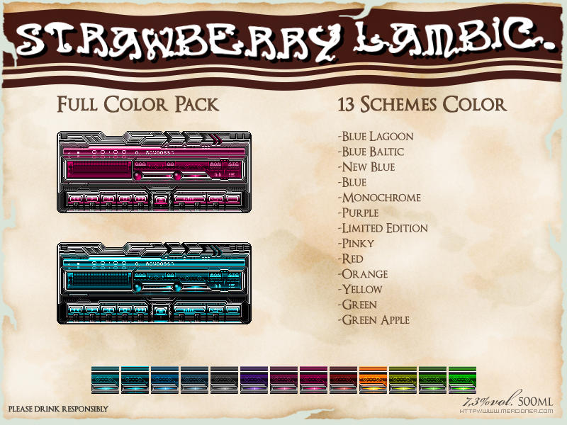 Strawberry Lambic Color Pack