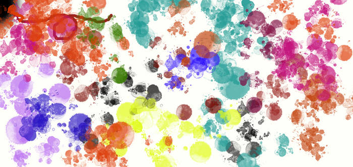 Abstract Splat Art