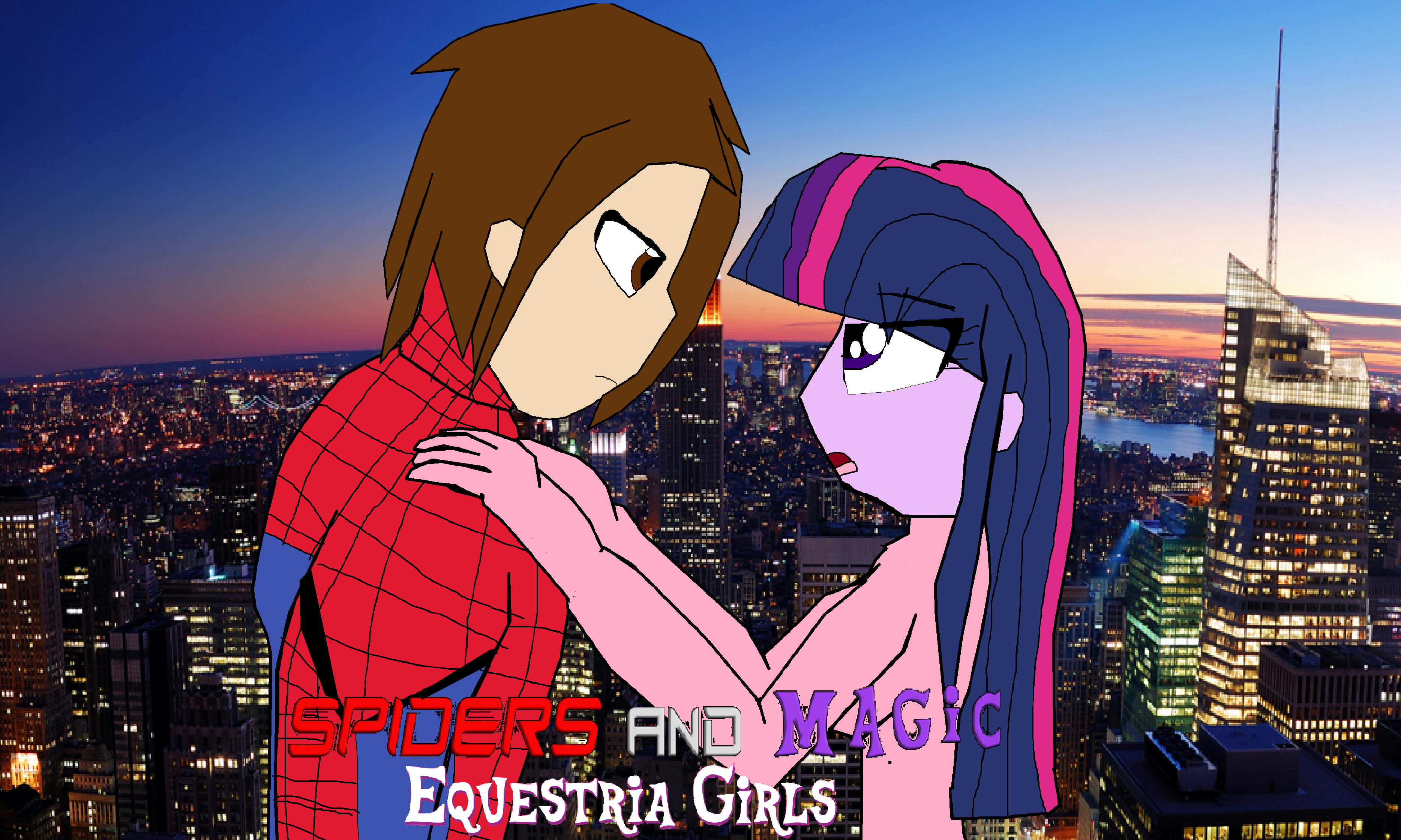 Spiders and Magic: Equestria Girls by alvaxerox on DeviantArt