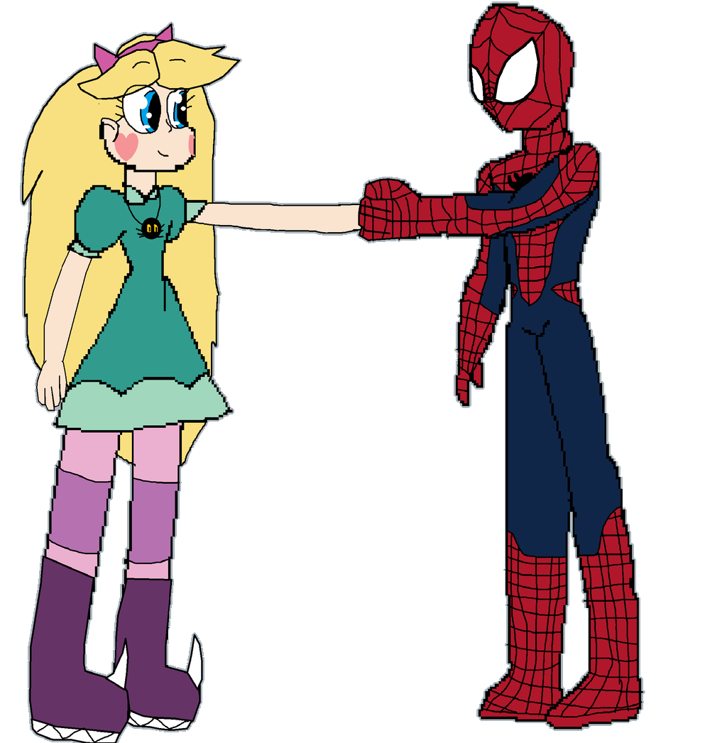 Star welcomes Spider-Man by alvaxerox on DeviantArt