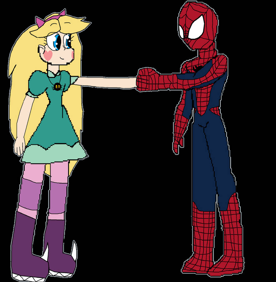 Star welcomes Spider-Man by alvaxerox on DeviantArt