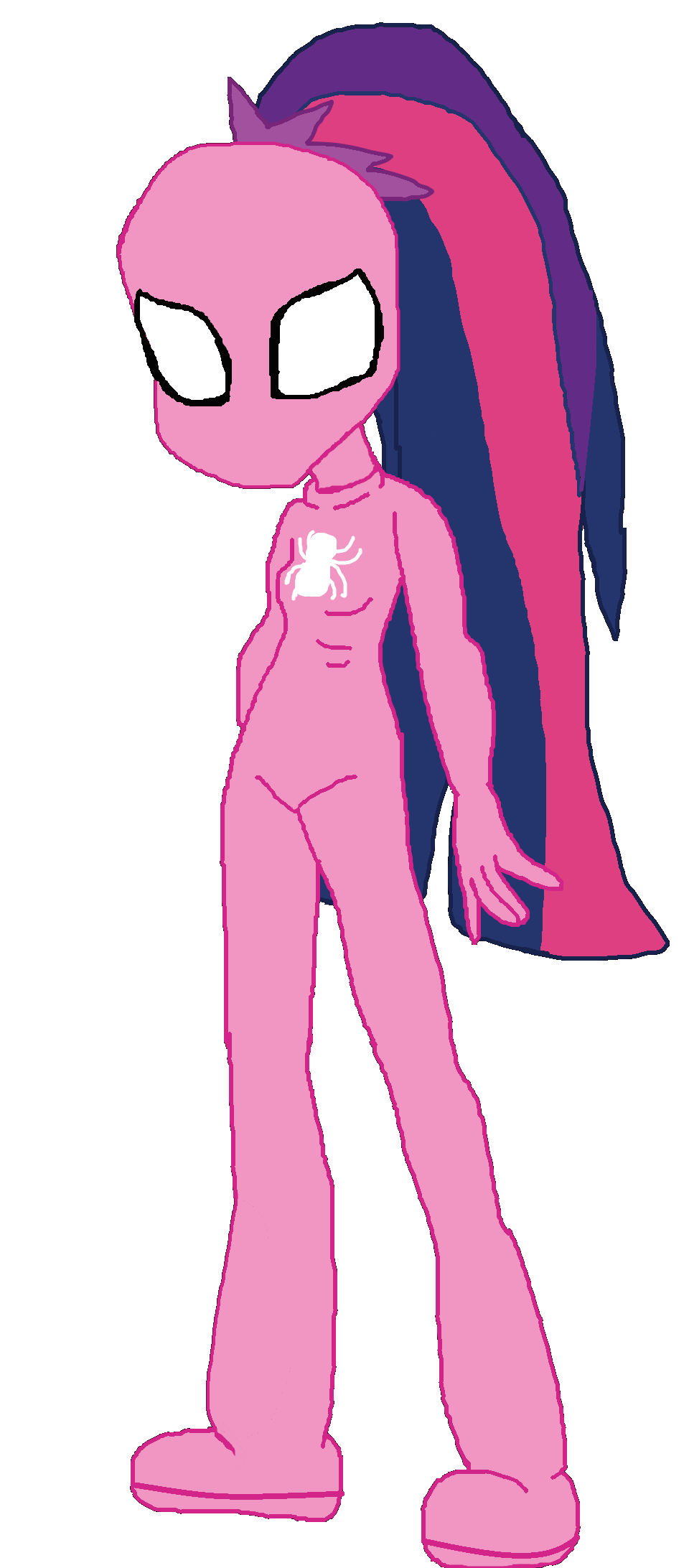 pink Spider-Girl Standing by alvaxerox on DeviantArt
