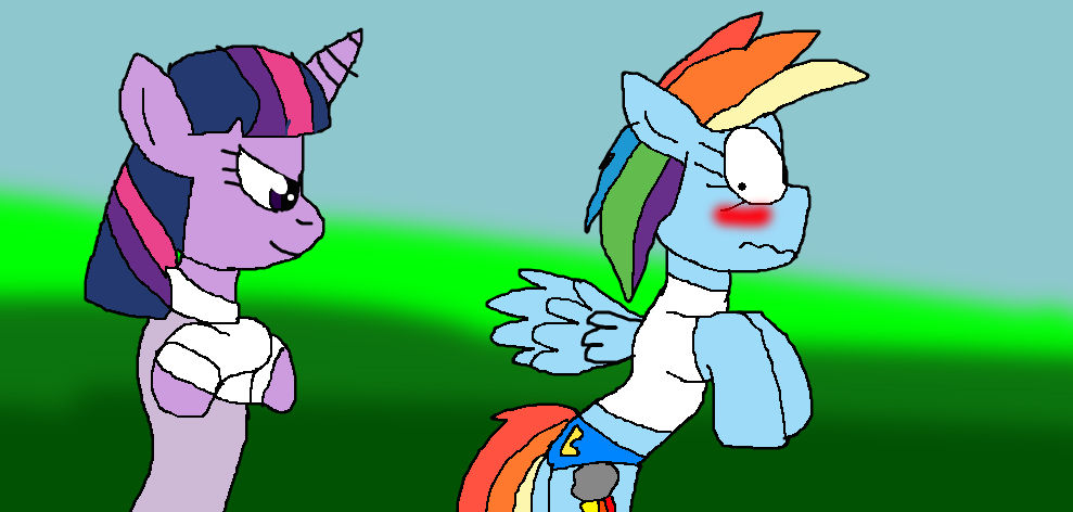 Twilight gets payback on rainbow dash by alvaxerox on DeviantArt