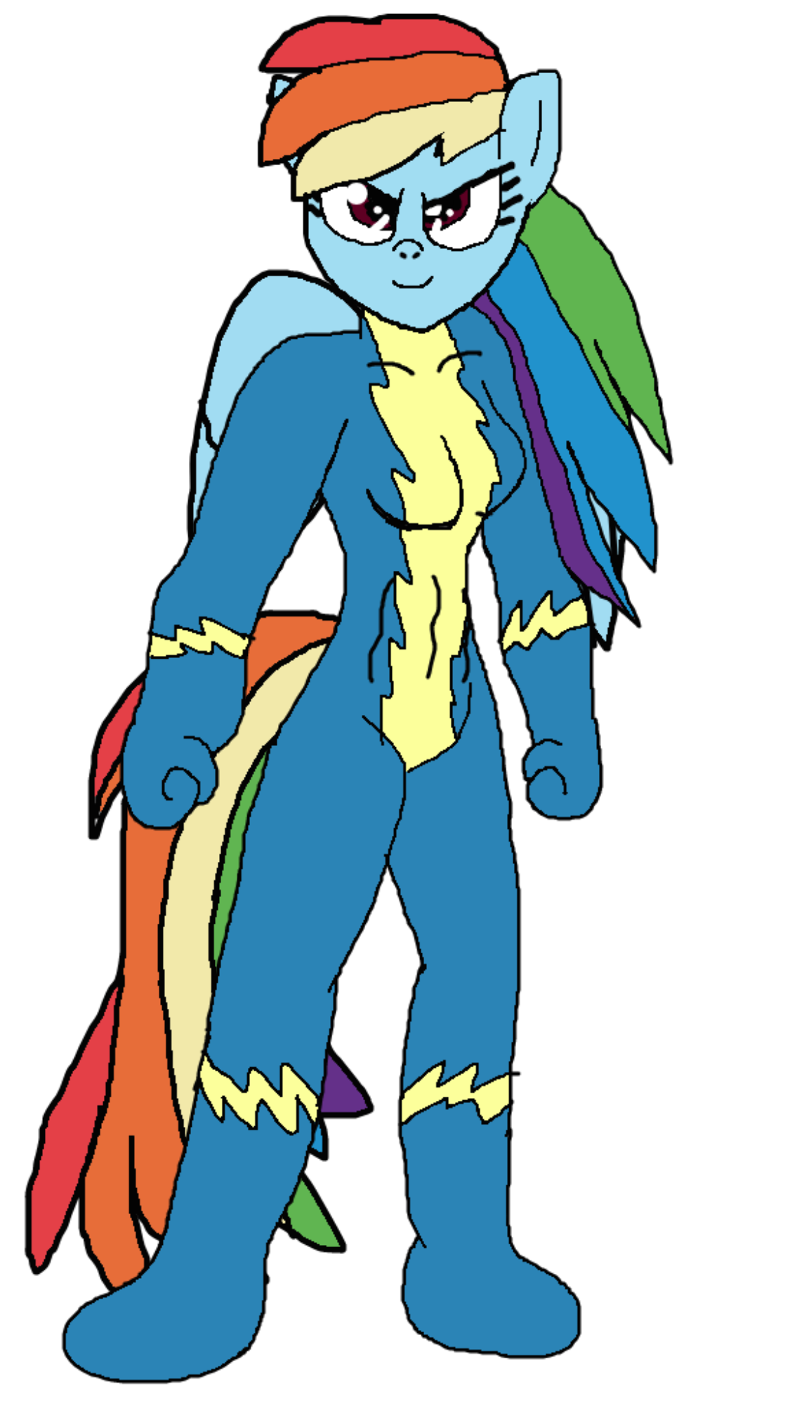 Wonderbolt Rainbow Dash 2 by alvaxerox on DeviantArt