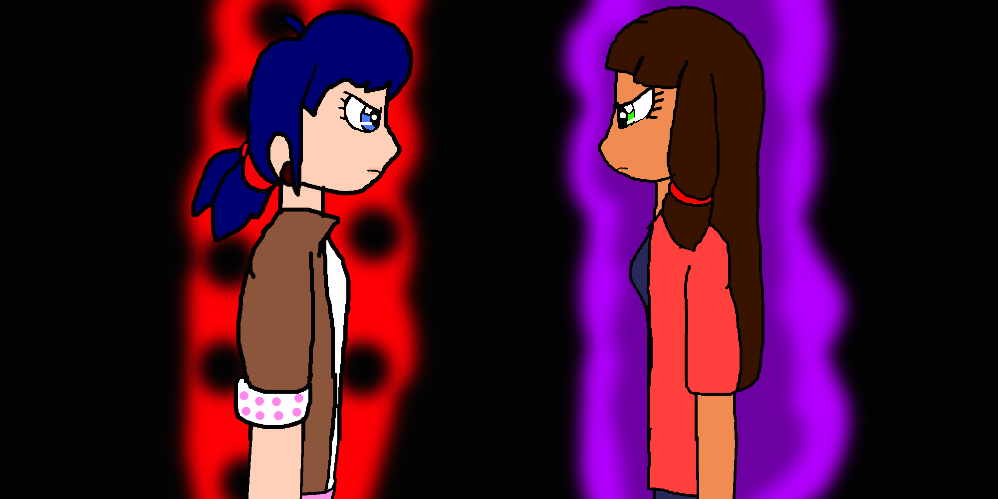 Marinette and Lila by alvaxerox on DeviantArt
