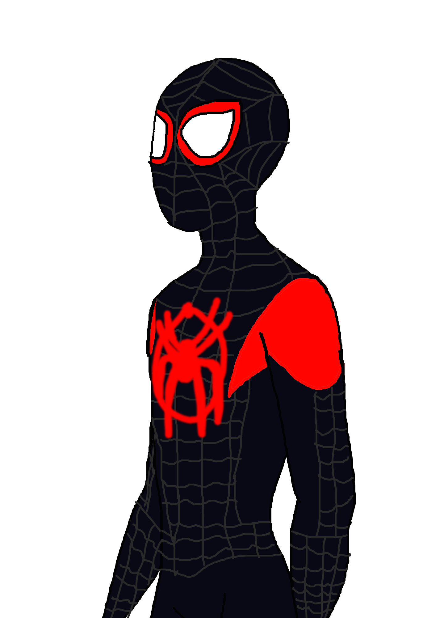 Spider Man Miles Morales Into The Spider Verse By Alvaxerox On Deviantart