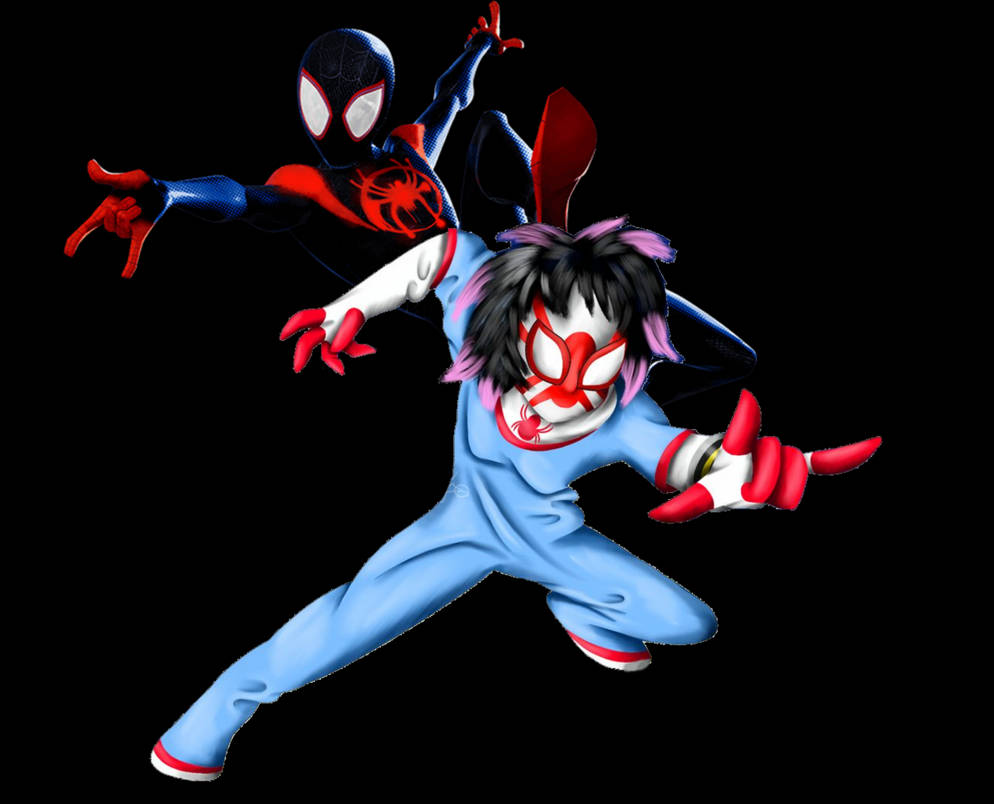 Spider-Tsundere and Spider-Man by alvaxerox on DeviantArt