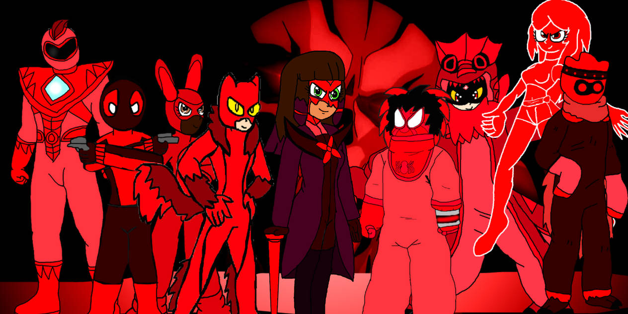 Lila Scarlet Moth and her scarlet army. by alvaxerox on DeviantArt