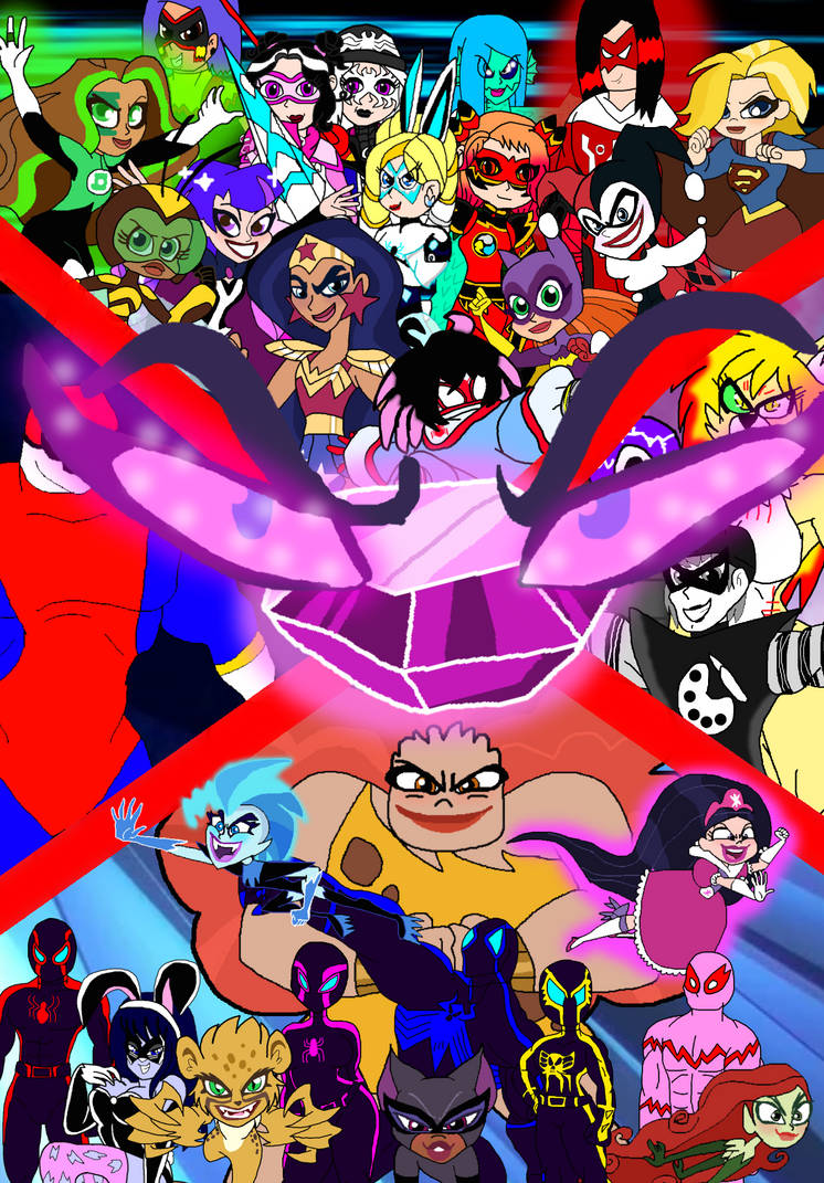 Spider-Tsundere + DC Superhero Girls 2 cover by alvaxerox on DeviantArt