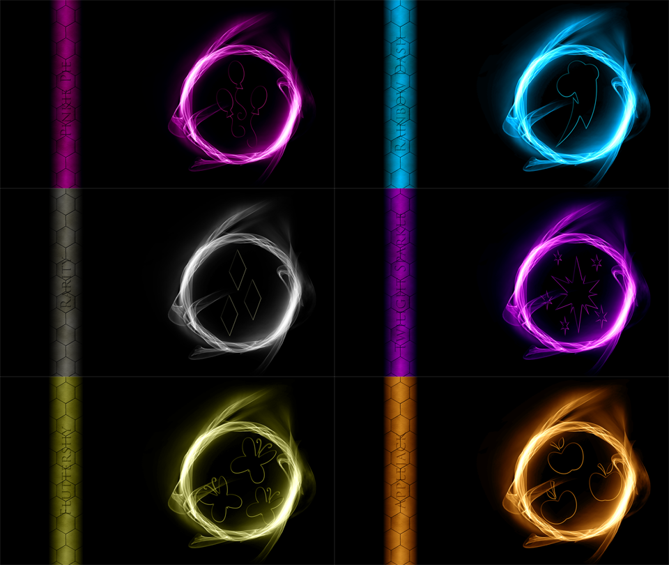 Mane6 Ring of Fire 6 Wallpapers by pims1978 on DeviantArt