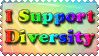 Diversity Support Stamp