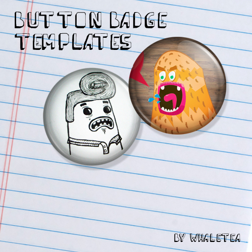 Button Badge Template