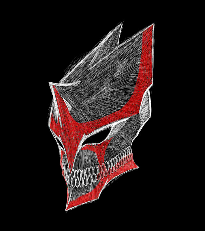 Pen Scratch Hollow Mask by Sniphles on DeviantArt